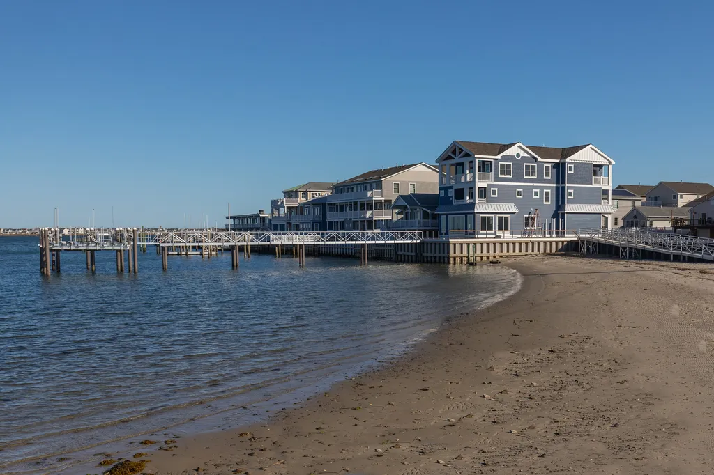 Beach located steps from the house