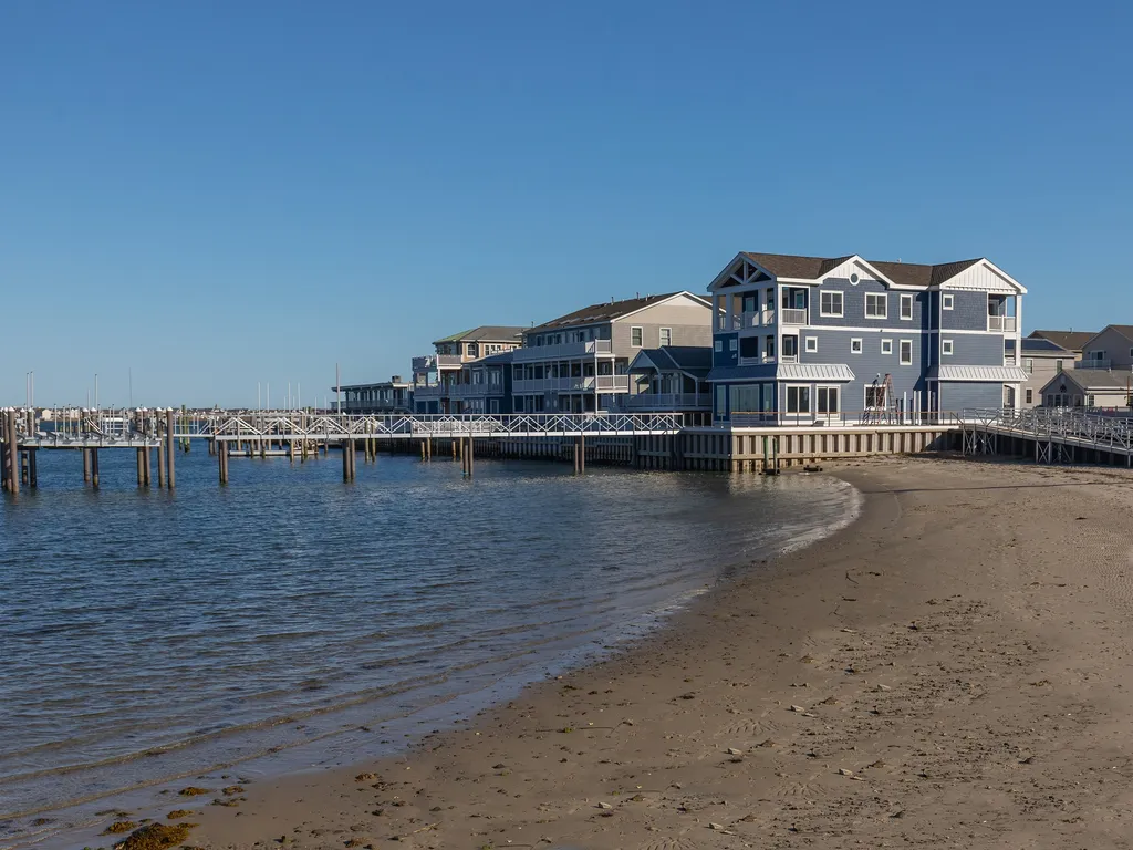 Beach located steps from the house