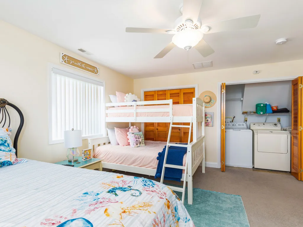 Bedroom 2 - Full size washer and dryer