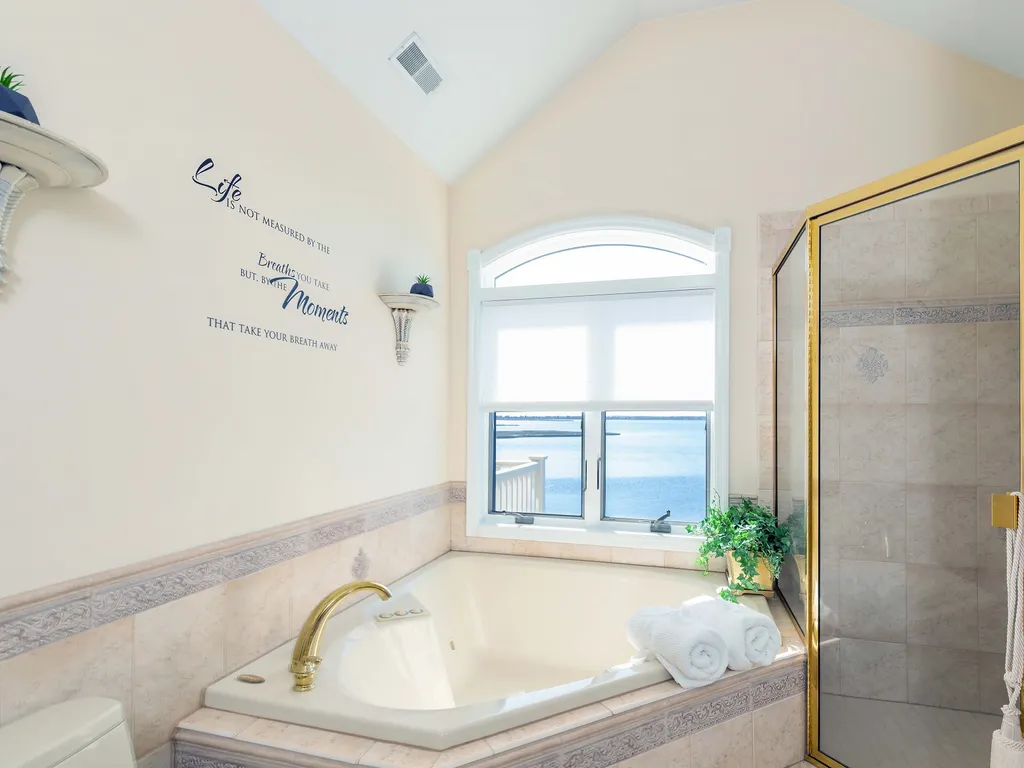 Master Jacuzzi bath and shower