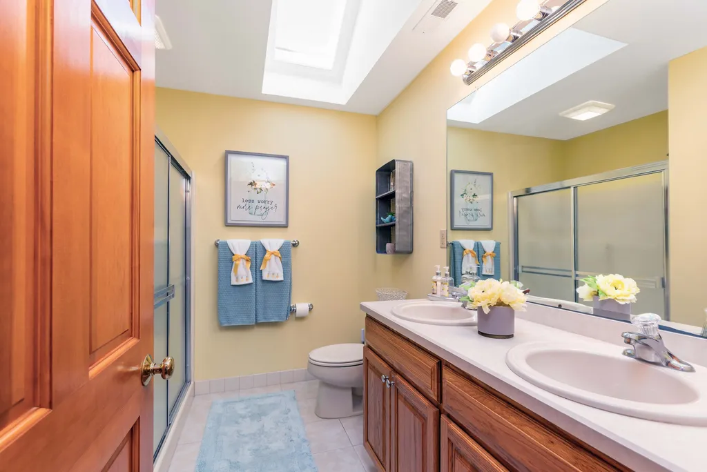 Hallway bathroom