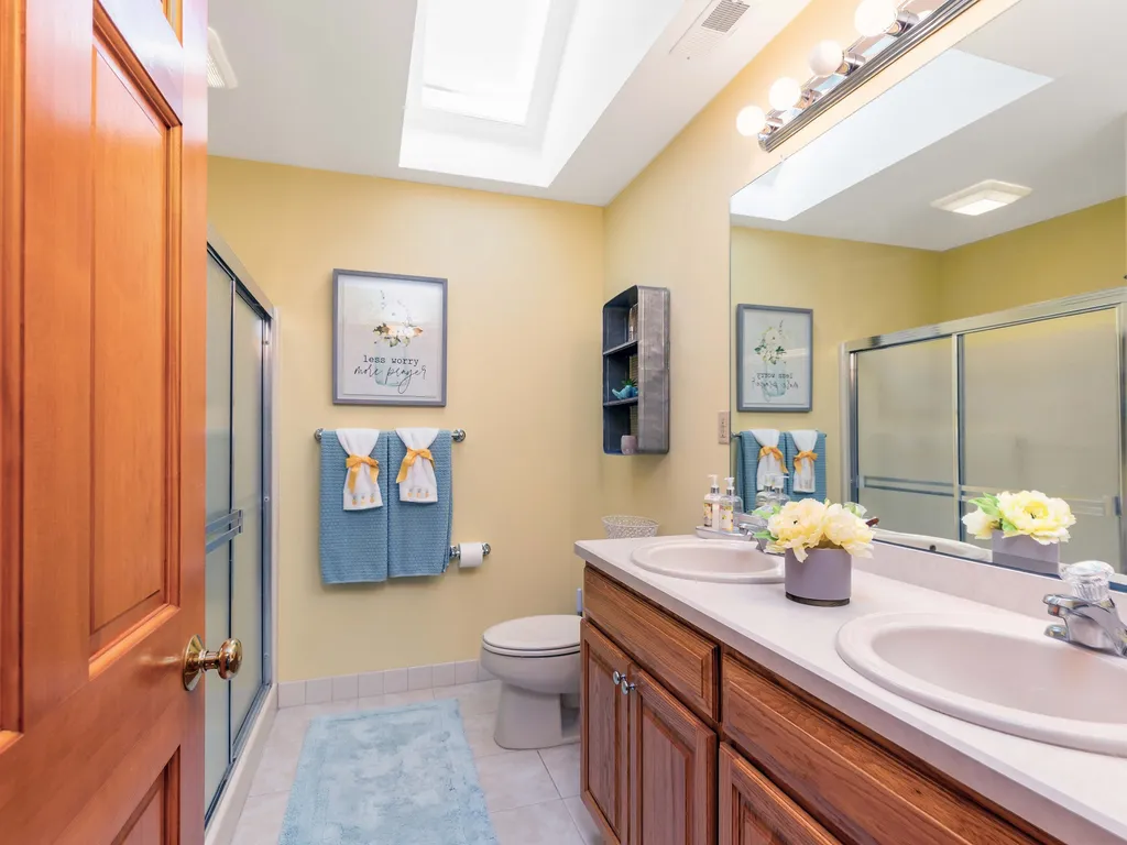 Hallway bathroom