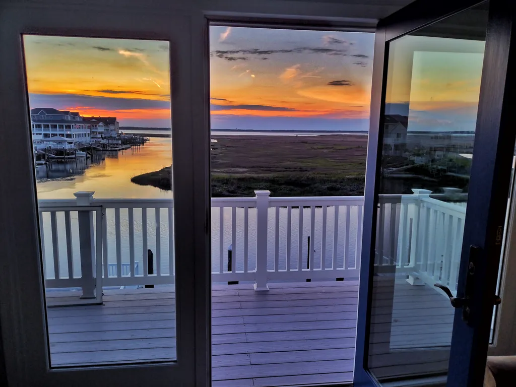 Evening View from Bedroom 1