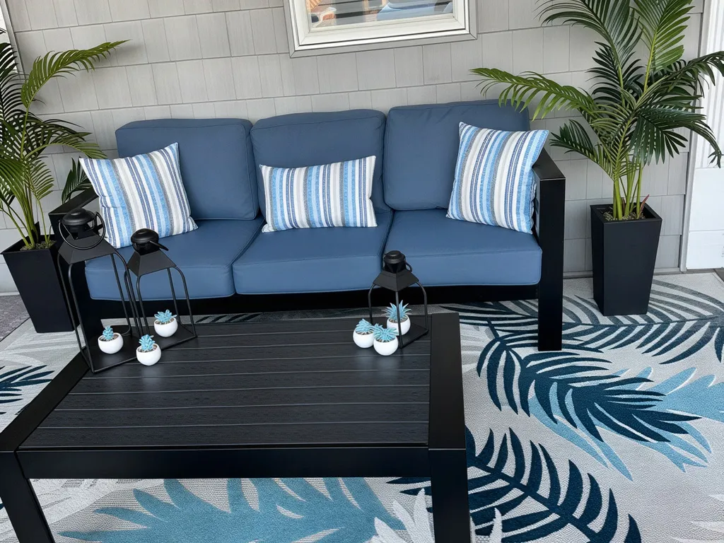 Updated lower patio