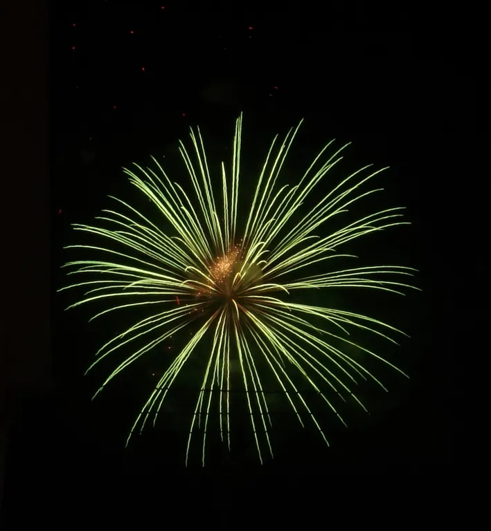 View of the Fireworks from our Deck