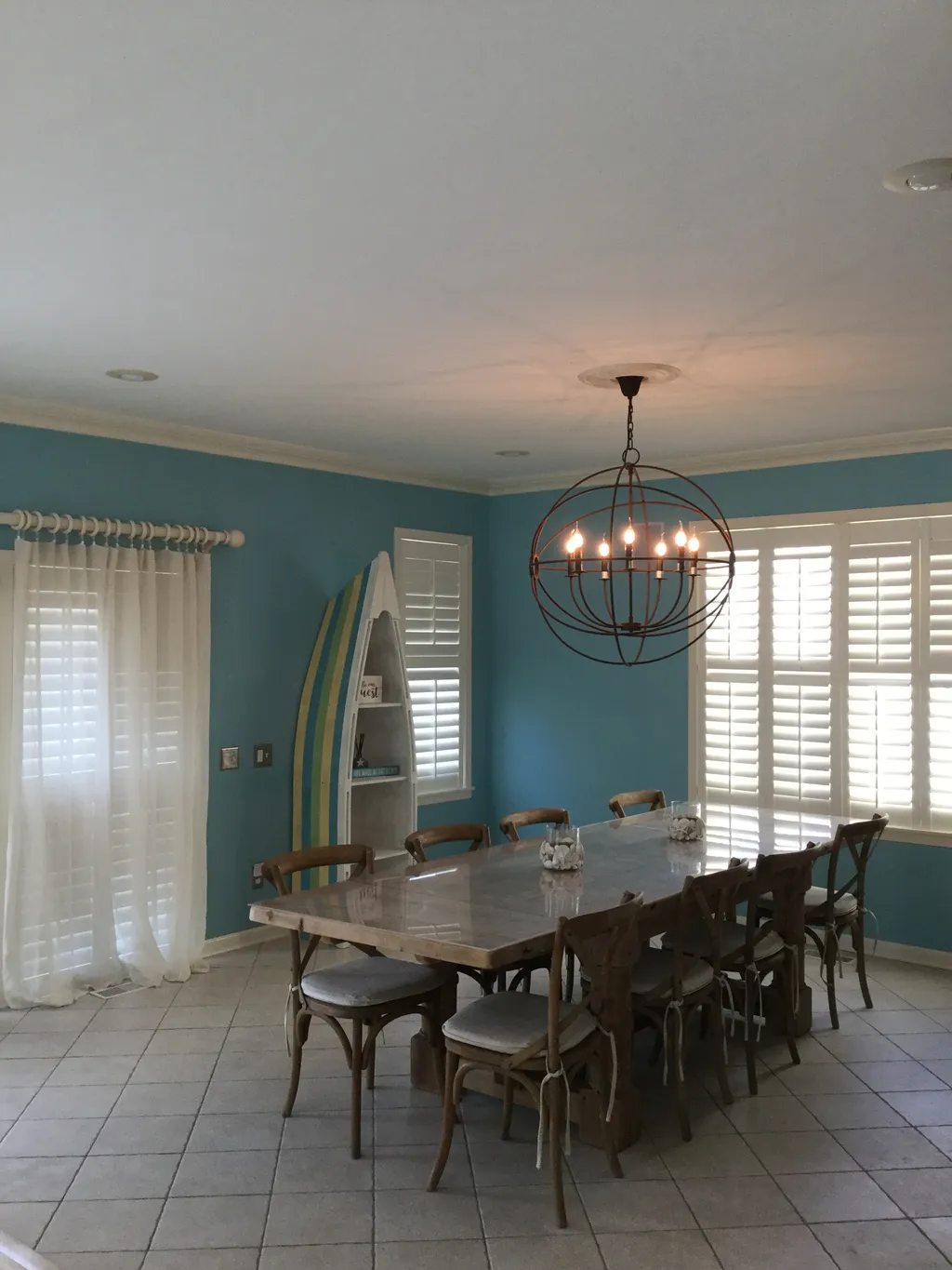 Large dining table