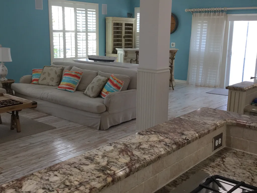 Open concept entertaining 