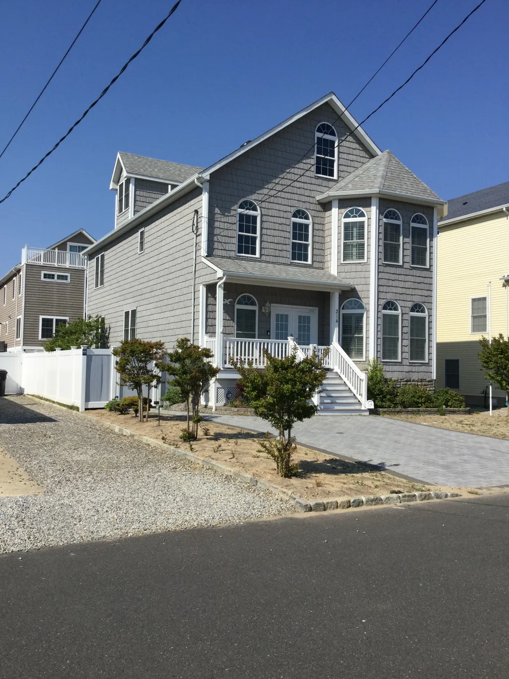 Front view with on &amp;amp; off street parking