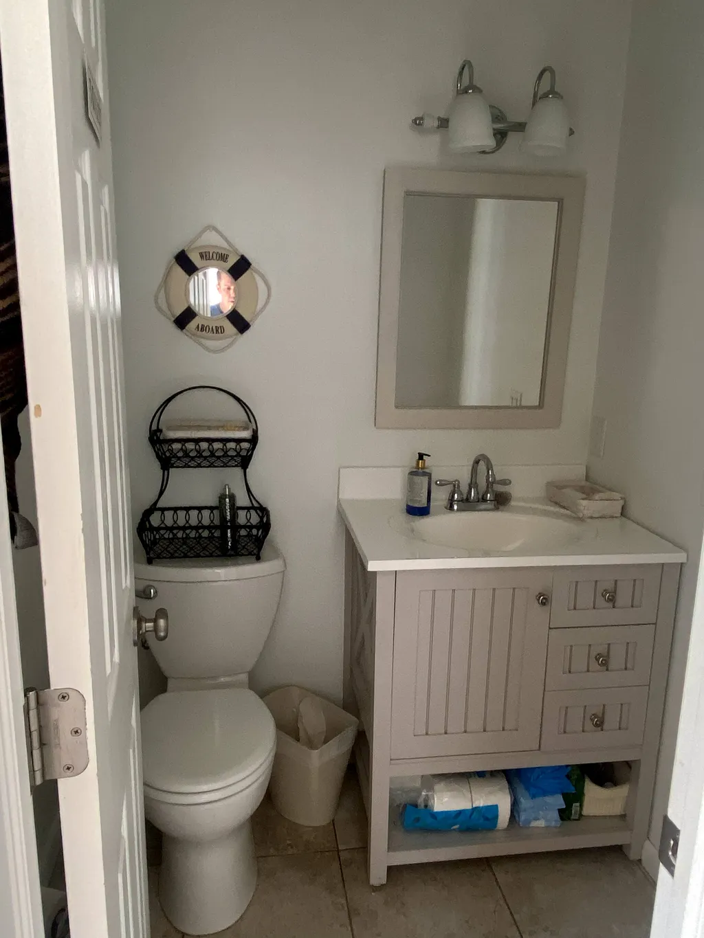 downstairs half bath