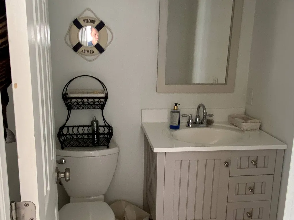 downstairs half bath