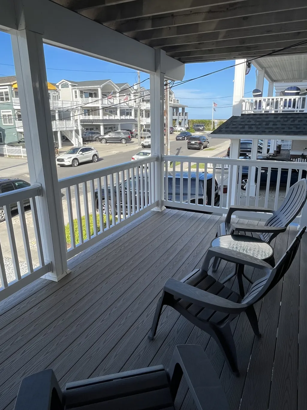 Downstairs Deck with Ocean View