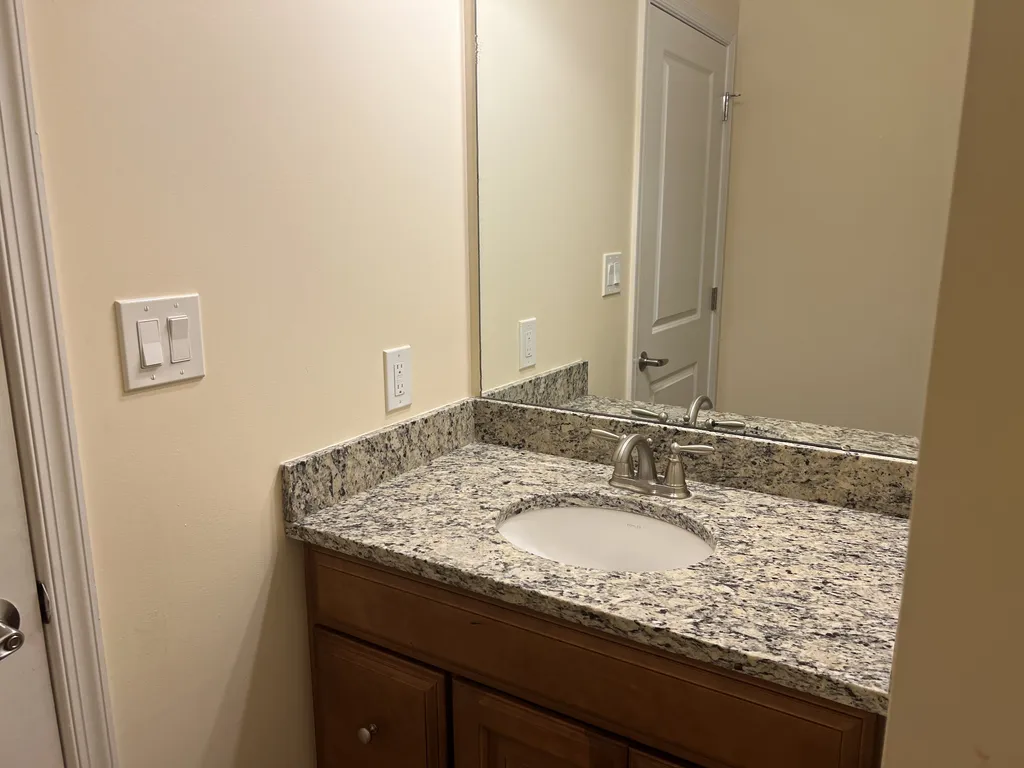 half bath from living room