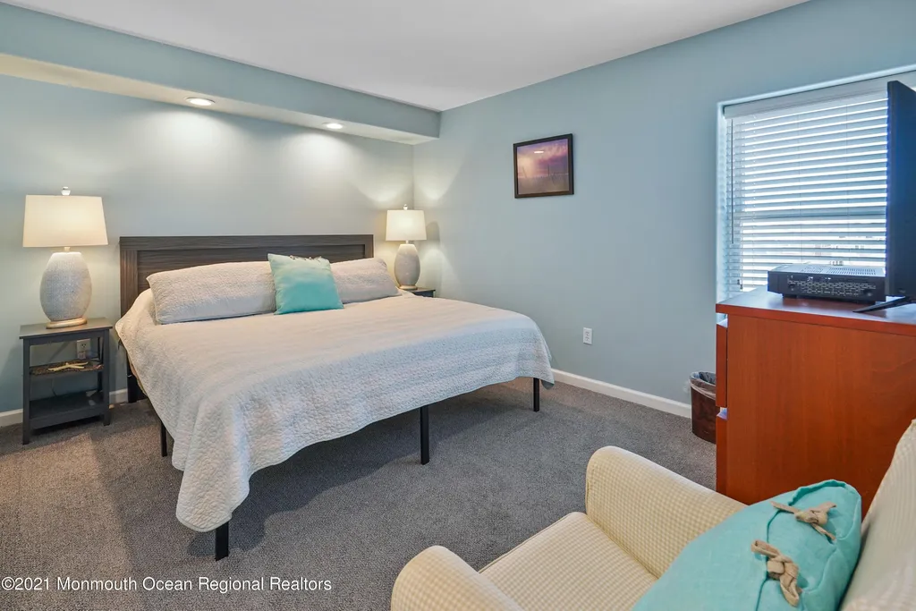 Master bedroom with and bathroom 