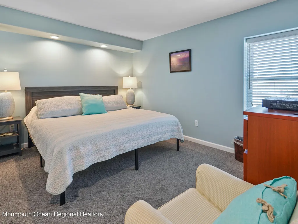 Master bedroom with and bathroom 