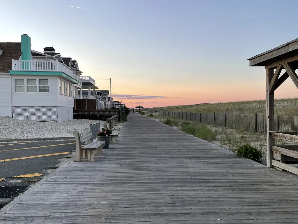Enjoy the sunsets at Lavallette Beach