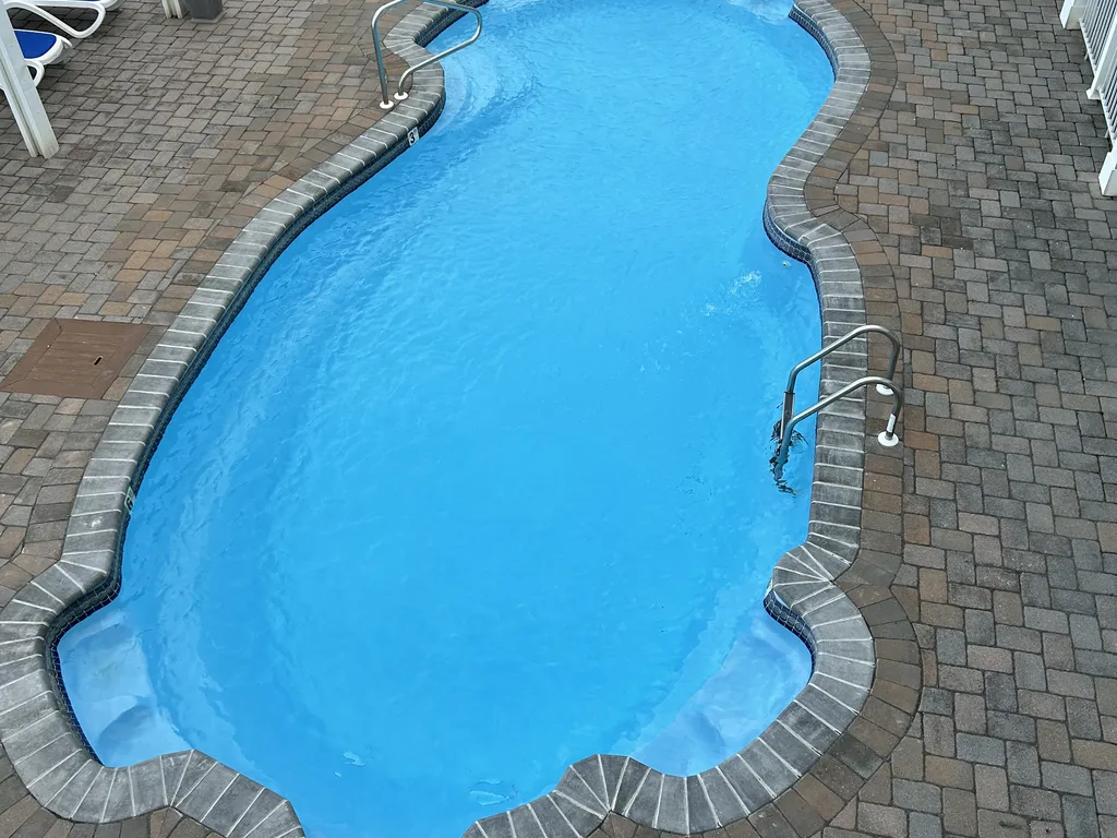 Accent the in ground pool