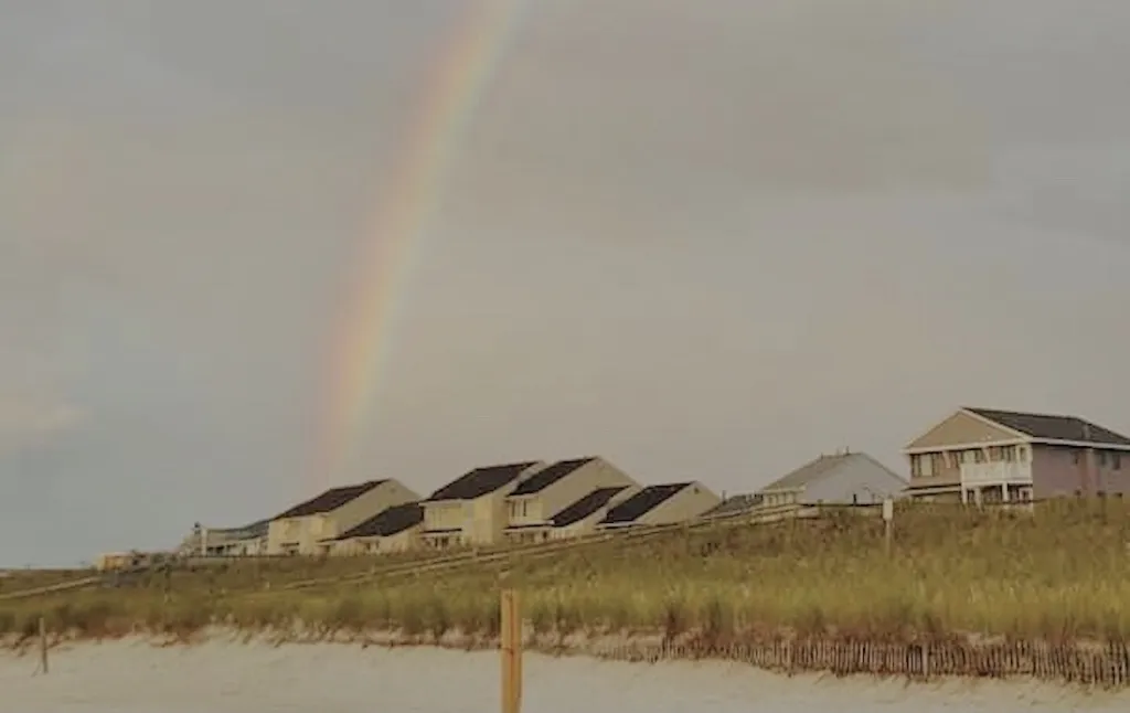 Rainbow over Dune Terrace