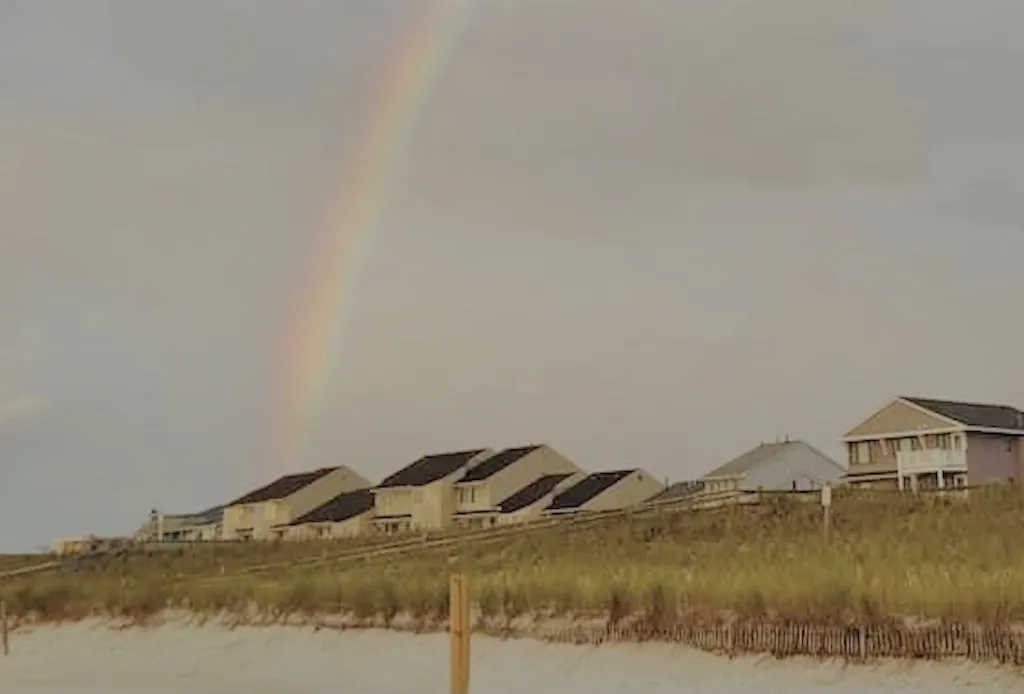 Rainbow over Dune Terrace