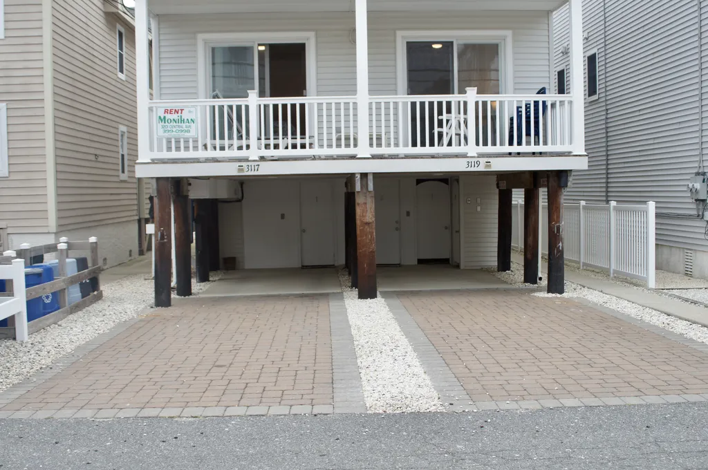 Rear View/Carport
