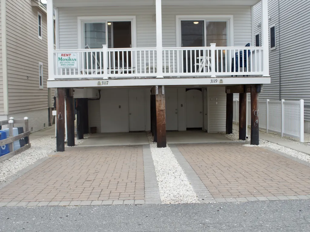 Rear View/Carport
