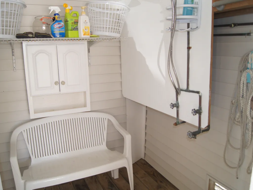 Large Outside Enclosed Shower