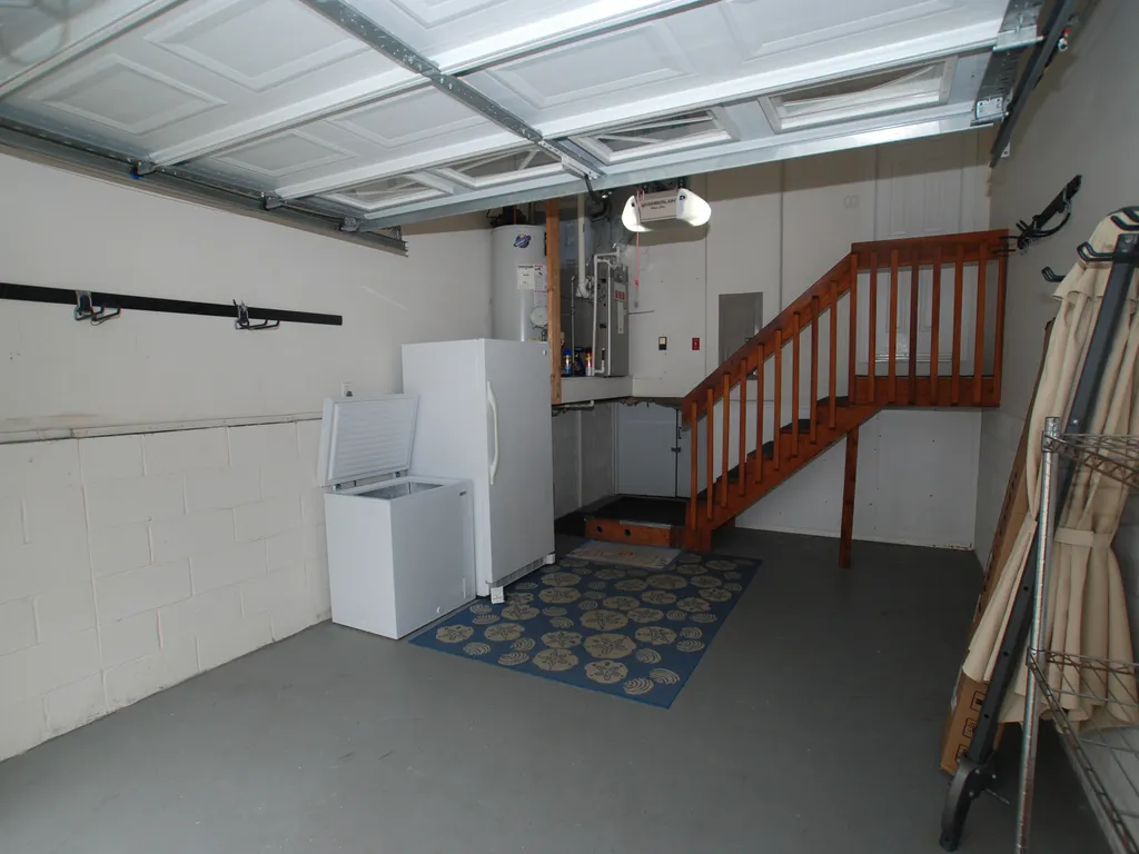 Garage with 2nd fridge