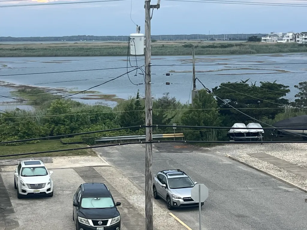 Bay at high tide