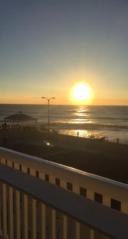 Sunrise from the deck