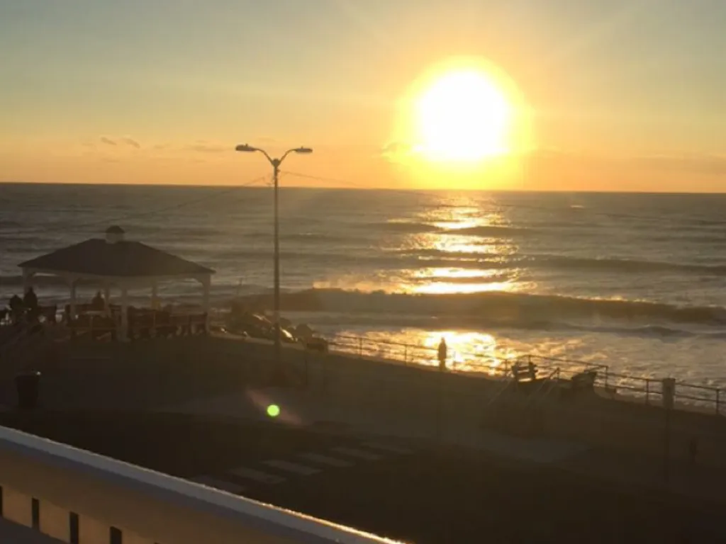 Sunrise from the deck