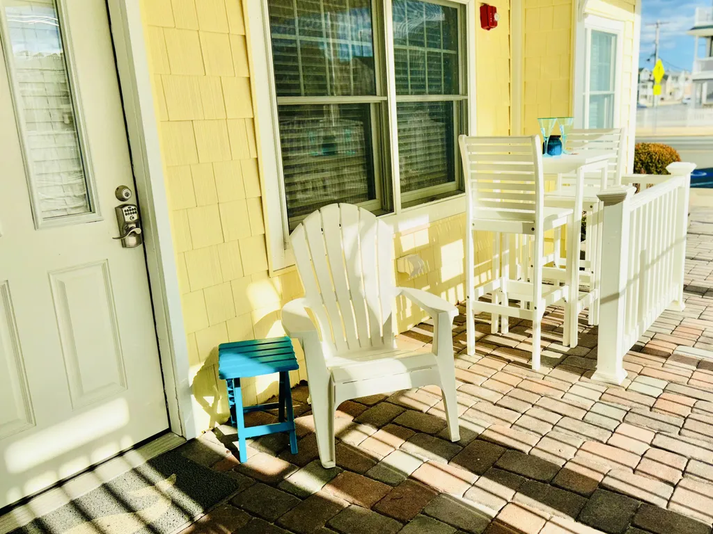 First unit, convenient access to pool and down the street from beach 