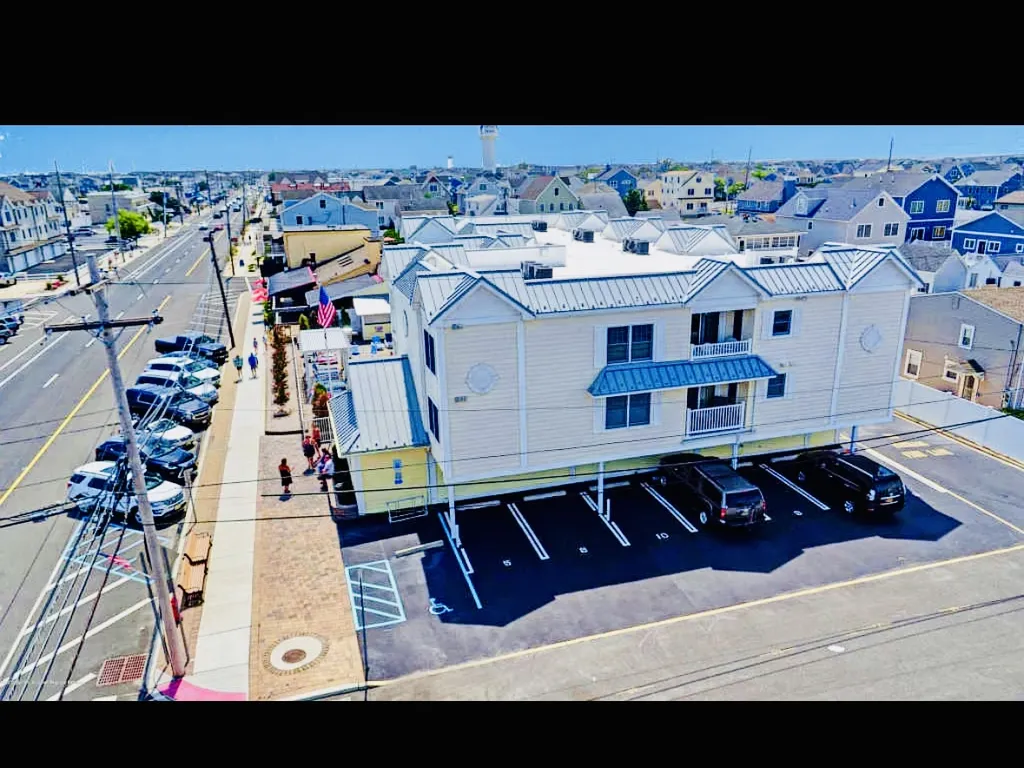 Unit 1 parking around the corner from unit
