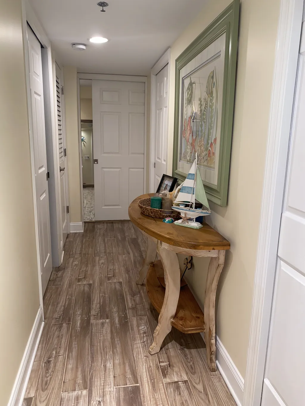 Hallway to bedrooms &amp;amp; bathrooms