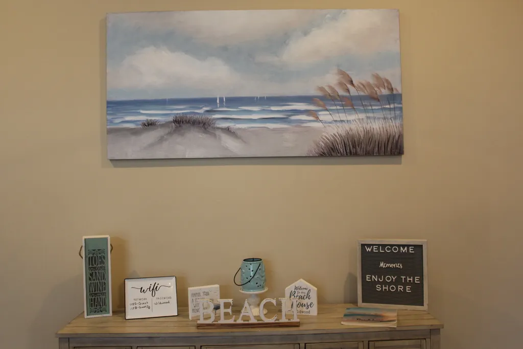 Table in living area