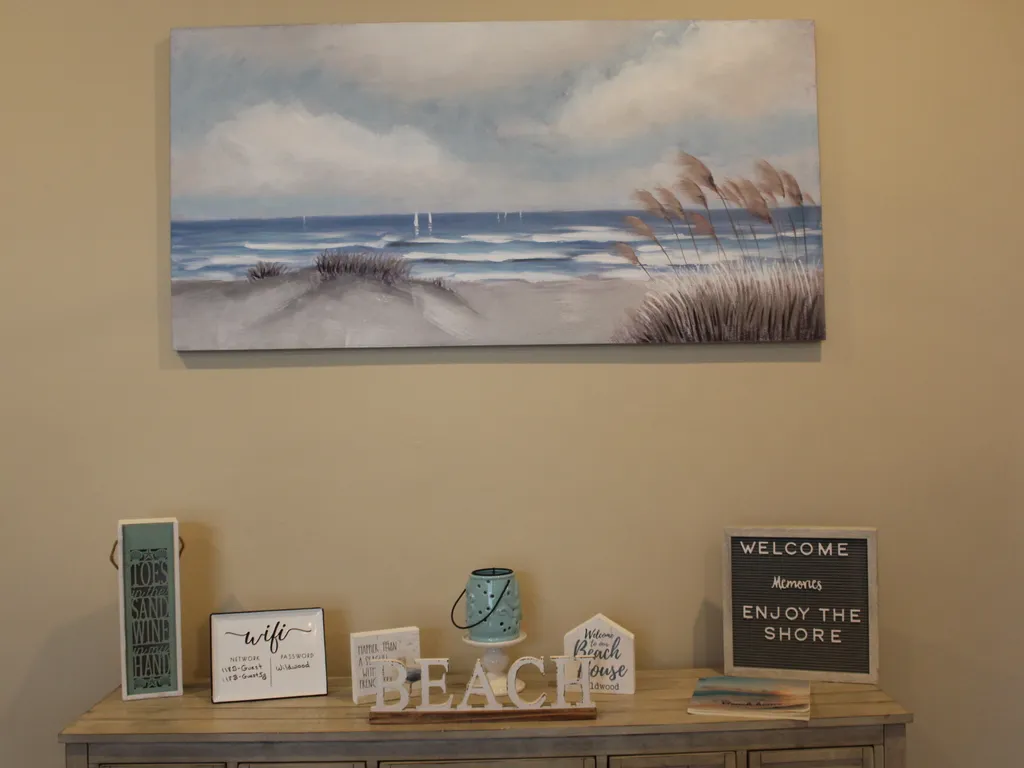 Table in living area