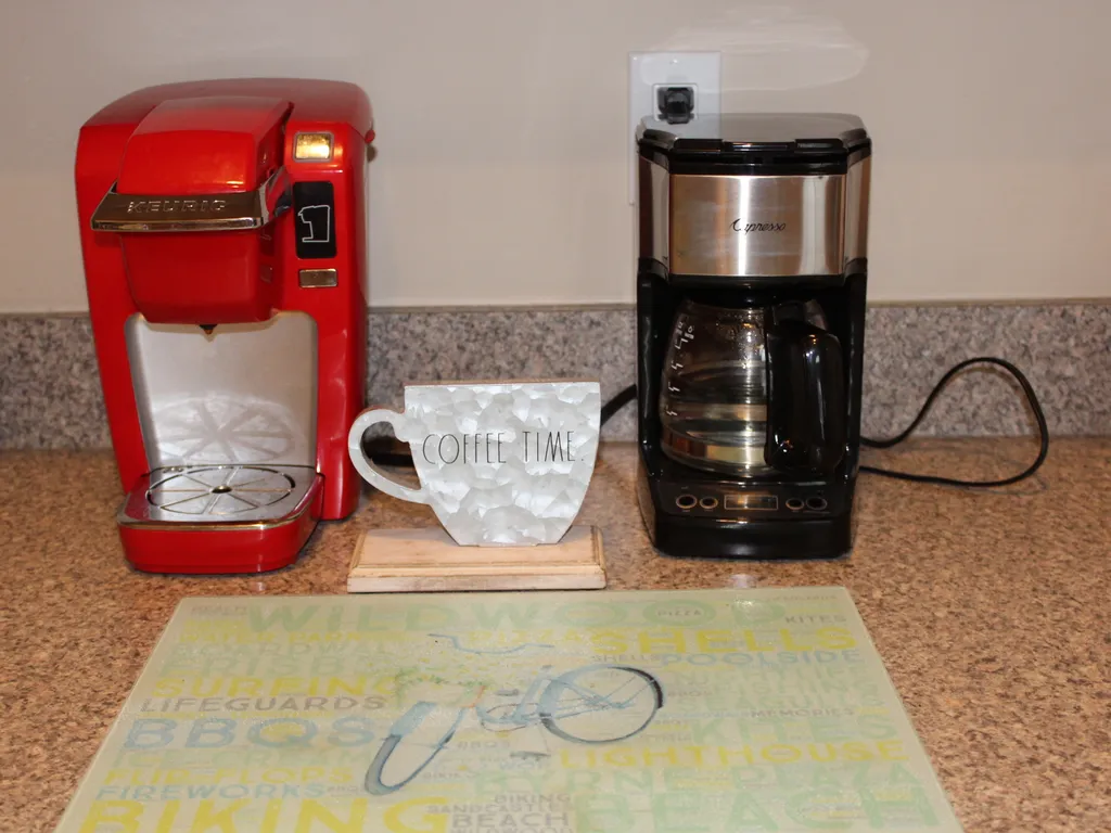 Enjoy coffee every morning