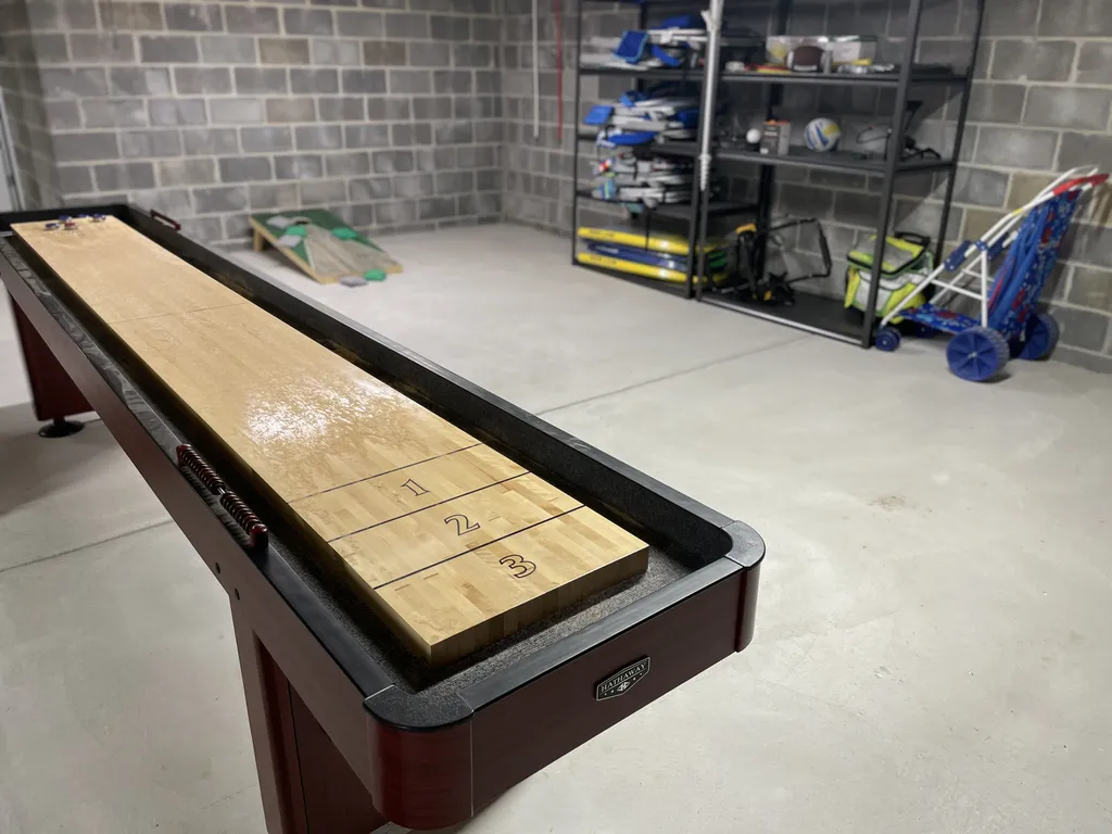 Shuffle Board and corn hole