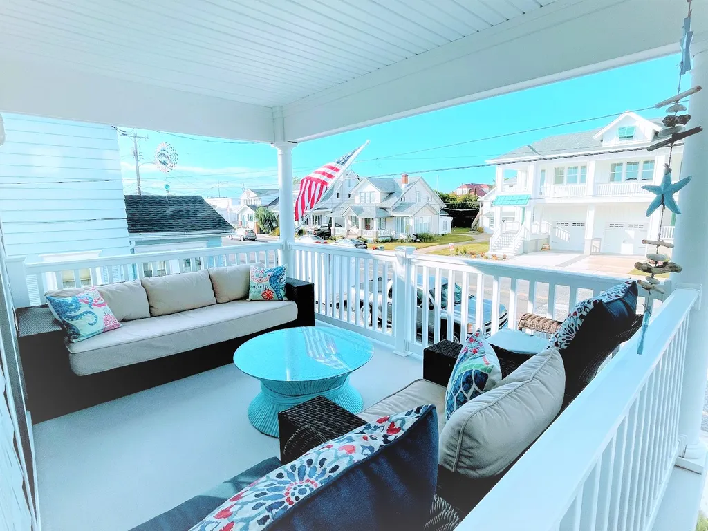 Covered Patio Adjacent to 2nd Floor Bedroom