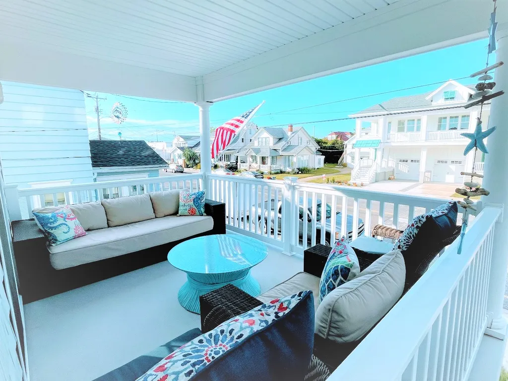 Covered Patio Adjacent to 2nd Floor Bedroom