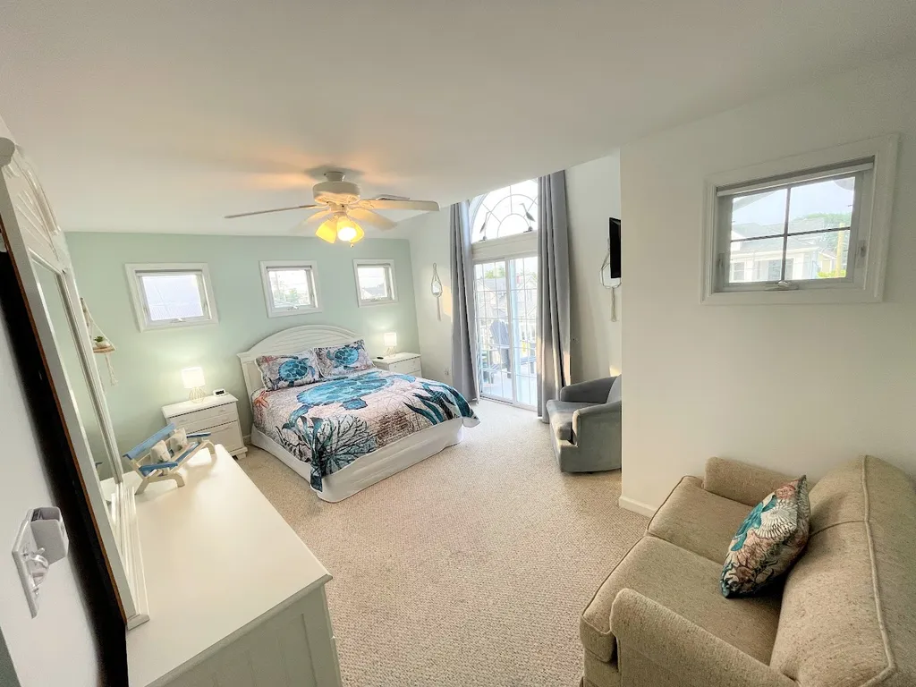 4th Floor Bedroom #1 with Ocean View Balcony