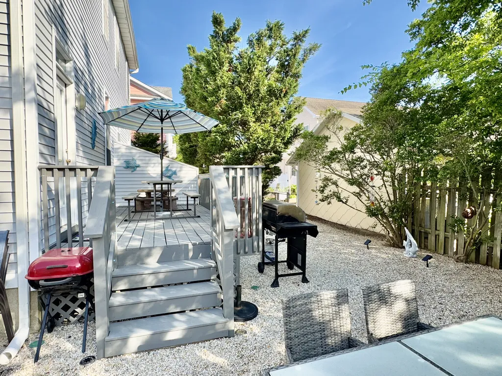 Deck in Backyard
