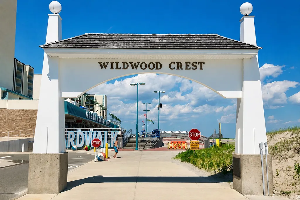 Easy Walk or Bike to Wildwood Boardwalk