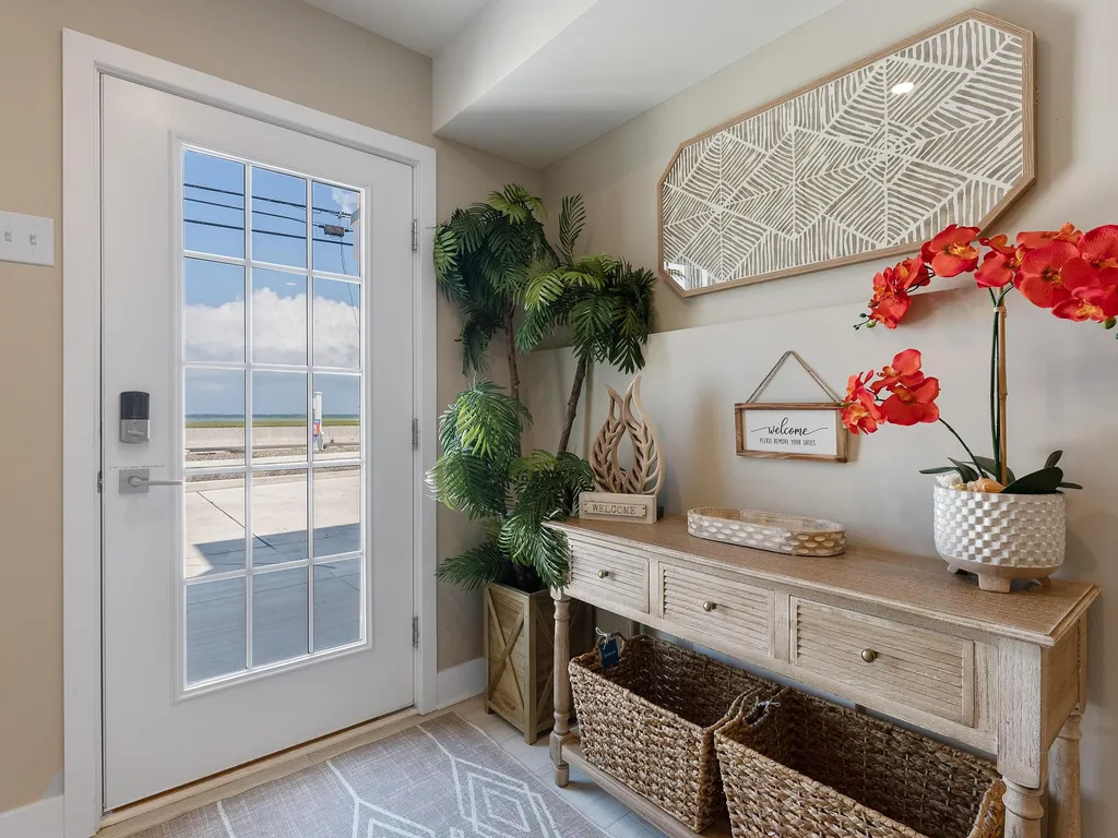 Front door and foyer