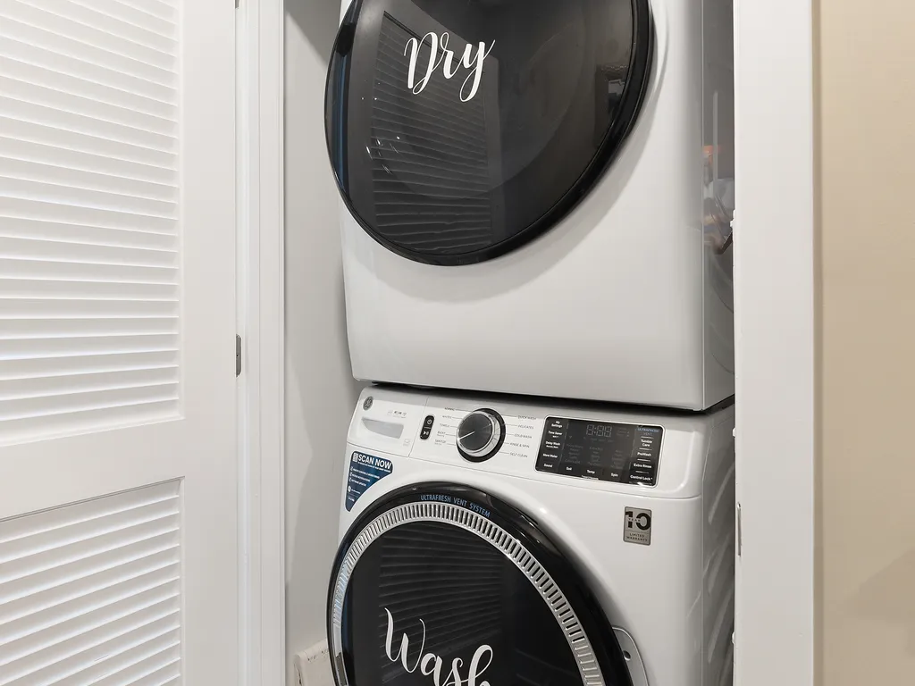 Full size washer and dryer