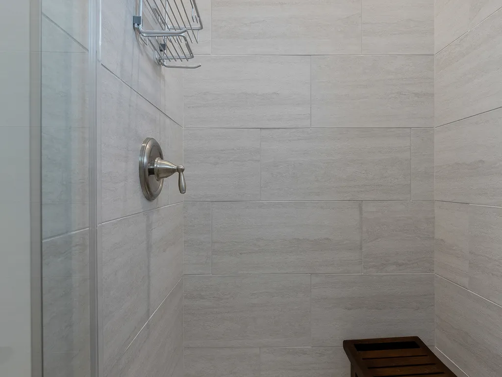 Shower off of living room