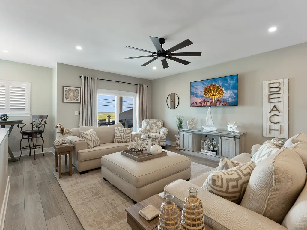 Spacious and cozy living room