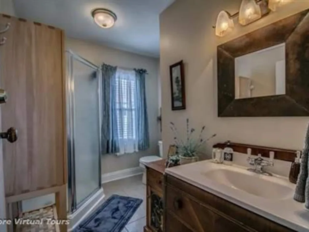 First floor hall bath with shower 
