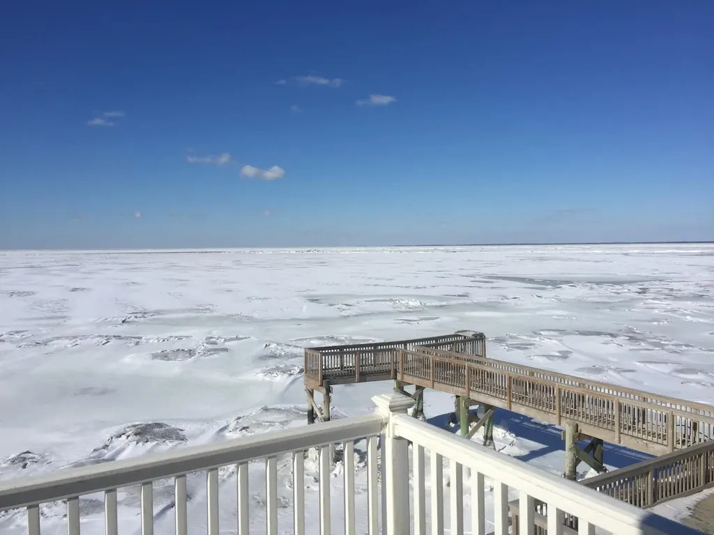 winter scene frozen bay 3 