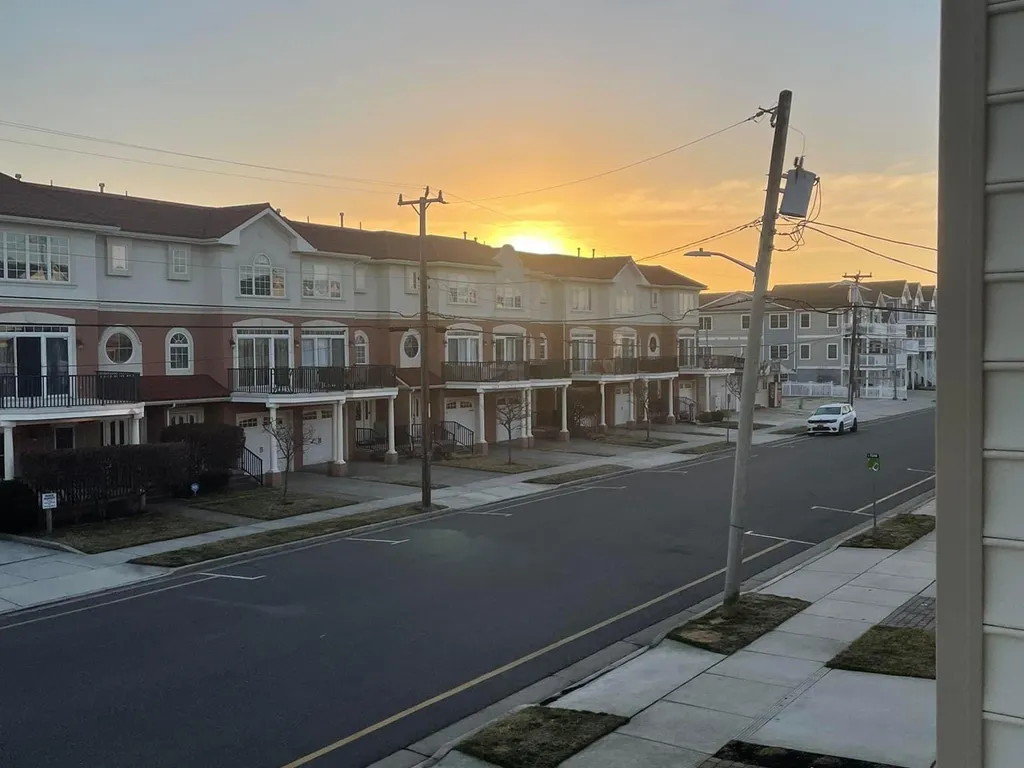 Sunrise from the second floor deck