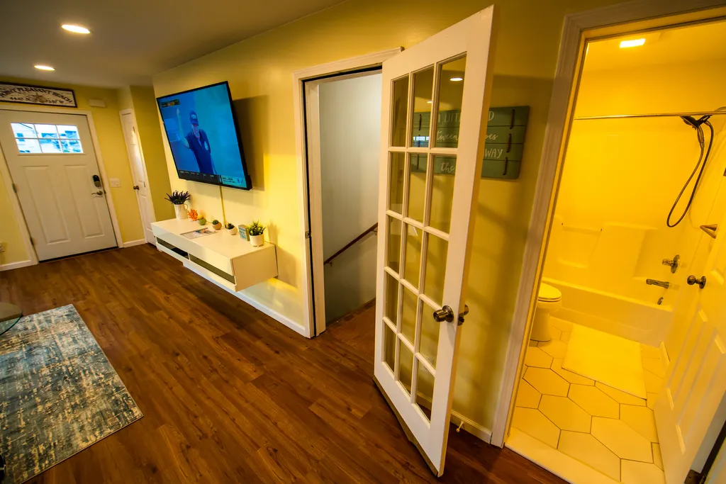 Basement stairway
