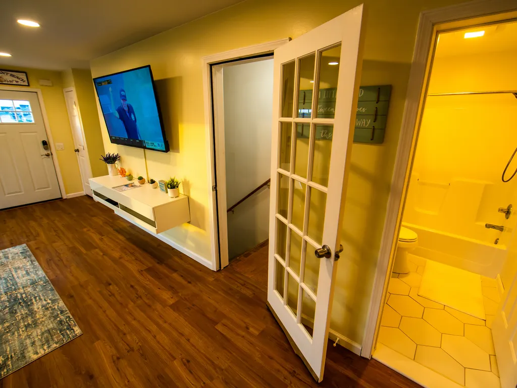 Basement stairway